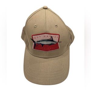 Guy Harvey Khaki Cap with Marlin Patch NWT